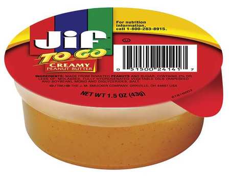 JIF - Creamy Peanut Butter, 1.5 oz., PK36
