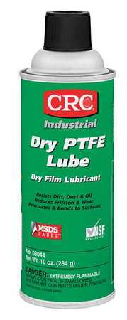 CRC - Dry Film Lubricant, PTFE, 16 oz, Net 10 oz