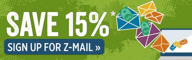 Save 15% when you sign up for Z-mail.