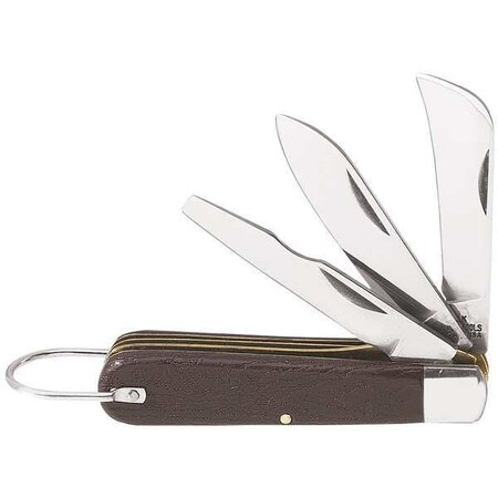 Pocket Knife 3 CS Blades Spearpoint by USA Klein Utility Knives