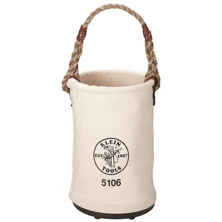 9" Bucket Straight Wall Natural Canvas by USA Klein Soft Sided Tool Storage Products