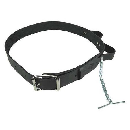 46 54" Electrician's Leather Tool Belt Black Leather 1 1/2" W by USA Klein Tool & Work Belts Aprons & Suspenders