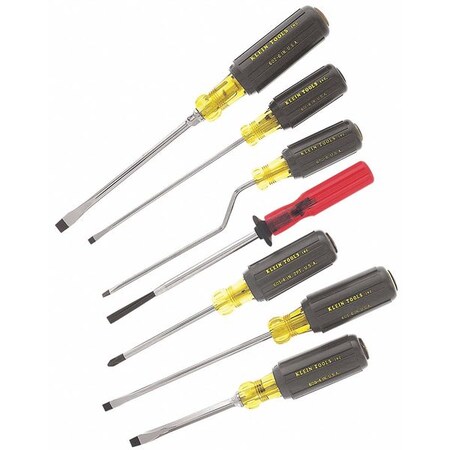 Screwdriver Set Slotted/Phillips 7 Pc Type 85077 6 by USA Klein Screwdriver Sets