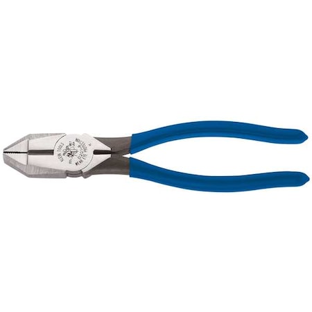 Linemans Pliers 7 7/16 In Dipped Handle by USA Klein Solid Joint Pliers