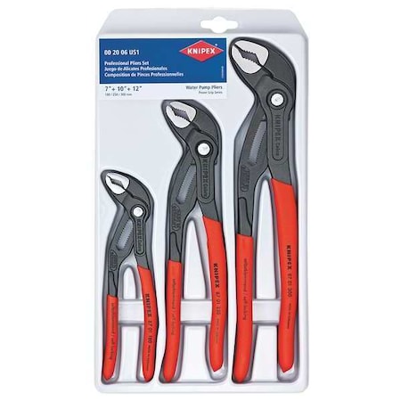 3 Piece Cobra Pliers Set by USA Knipex Pliers Sets