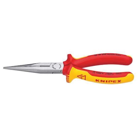 Insulated Long Nose Plier 8 in. Serrated by USA Knipex Cable & Wire Crimping Tools