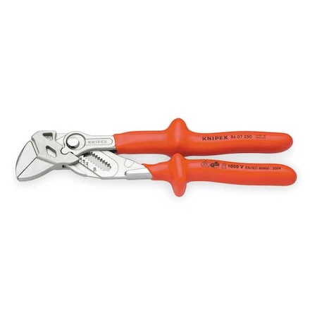 10" Pliers Wrench Insulated Plastic Grip by USA Knipex Cable & Wire Crimping Tools