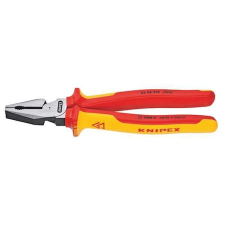 9" High Leverage Combination Pliers Insulated Type 02 08 225 SBA by USA Knipex Cable & Wire Crimping Tools