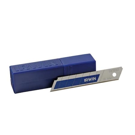 Snap off Utility Blade 18mm W PK10 Type 2086404 by USA Irwin Utility Knife Blades