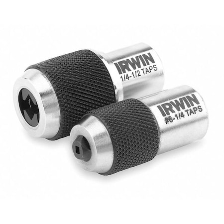 Tap Adapter Set #6 to 1/2 In 2 pc by USA Irwin Hanson Tap & Die Sets