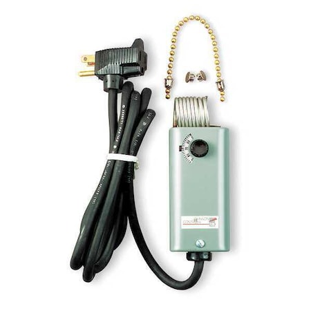 Plug In Line Voltage Mechanical Thermostat Heating Only 120VAC by Johnson in US