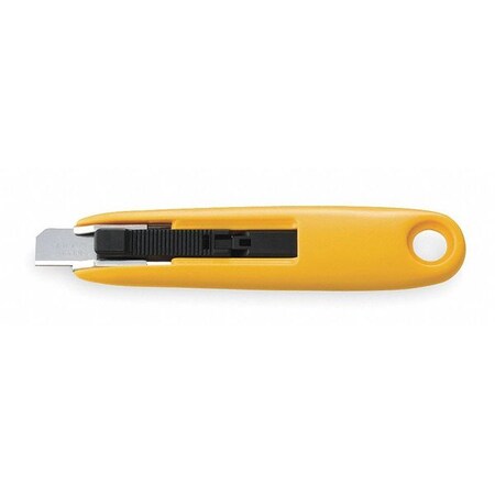 Safety Knife 3 1/8 in. Black/Yellow by USA Olfa Utility Knives