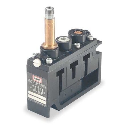 Solenoid Air Control Valve 1/4 In 4 Way Type A222SS 000 N by USA ARO Pneumatic Solenoid Air Control Valves