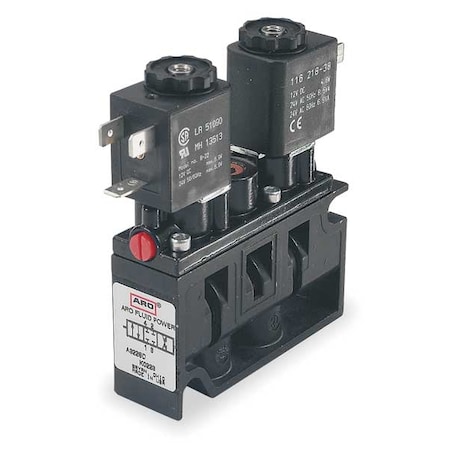 Solenoid Air Control Valve 1/4 In 120VAC Type A222SD 120 A by USA ARO Pneumatic Solenoid Air Control Valves