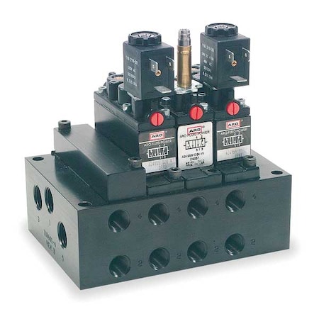 Manifold 10 Stations by USA ARO Pneumatic Manifolds