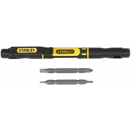 Pocket Multi Bit Screwdriver 4 in 1 3 Pc by USA Stanley Screwdrivers