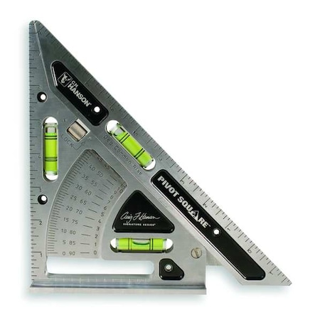Pivot Square Aluminum 11 x 8 In Holster by USA C.H. Hanson Carpenter's & Mechanic's Pencils
