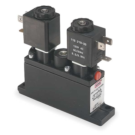 Solenoid Air Control Valve 1/4 In 120VAC Type A349SD 120 A by USA ARO Pneumatic Solenoid Air Control Valves