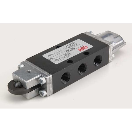 Manual Air Control Valve 4 Way 1/4in NPT Type E212RS by USA ARO Pneumatic Manual Air Control Valves
