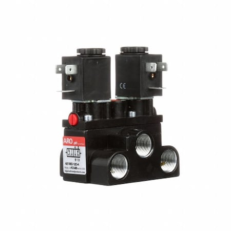 Solenoid Air Control Valve 3/8 In 120VAC Type A213SD 120 A by USA ARO Pneumatic Solenoid Air Control Valves