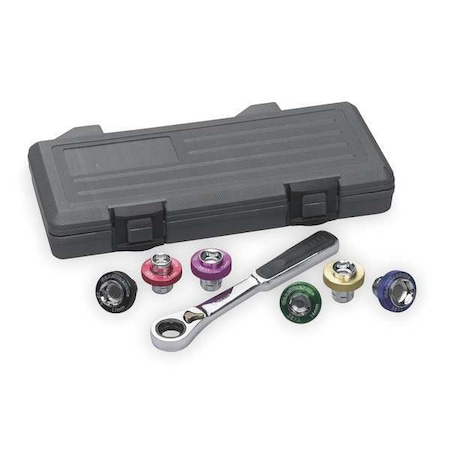 Oil Drain Plug Socket 3/8 in. Dr 17mm by USA Gearwrench Sockets