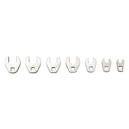 Crowfoot Sockt Set Open End 1/4" Dr 7 Pc by USA Proto Crowfoot Socket Wrenches