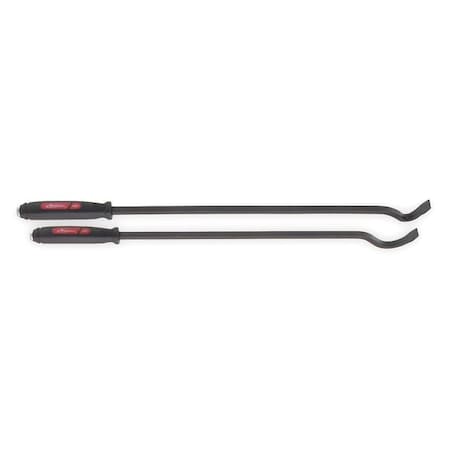 Pry Bar Set Hardened and Tempered Steel by USA Dominator Nail Pullers Wrecking & Pry Bars