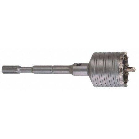 Spline Core Bit With Shank 5 In 22 L by USA Bosch Coring Bits