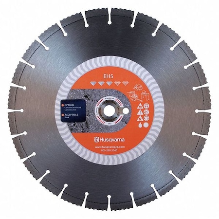 Diamond Saw Blade Masonry 16 in. Dia. Type HS5 16 by USA Husqvarna Diamond Power Saw Blades