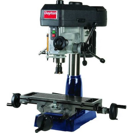 Mill/Drill 14 In 3/4HP 110V 115 2600 Sp by USA Dayton Milling & Drilling Machines