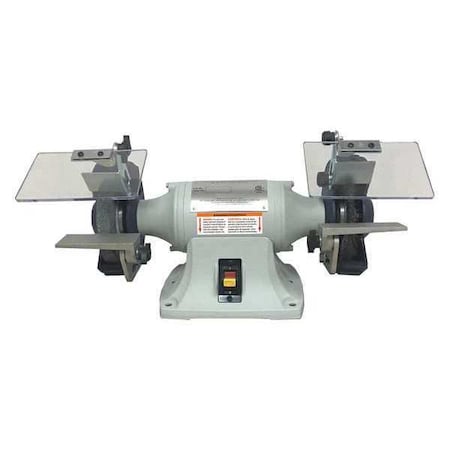 Bench Grinder 6 In 1/4 HP 115V 3 A by USA Dayton Bench Grinders
