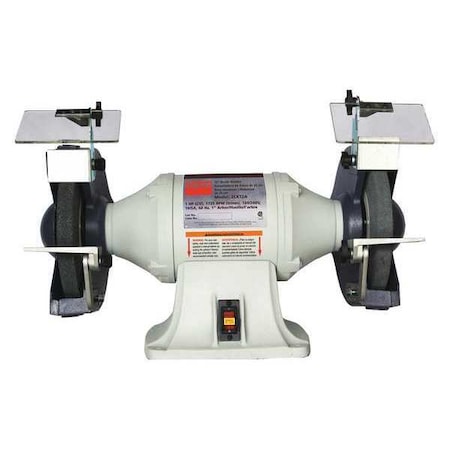 Bench Grinder 10 In 1 HP 120V 10 A by USA Dayton Bench Grinders