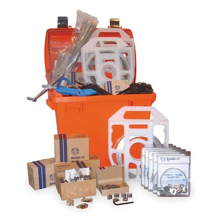 Banding Warehouse Kit by USA Band It Pneumatic Hose Clamps