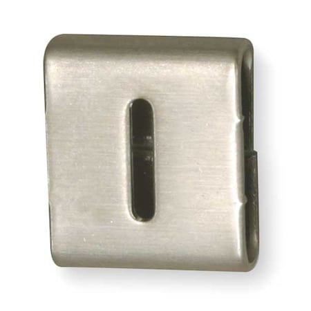 Ltr I/1 Tag 0.446 x 0.376 In Sil Sq PK25 by USA Band It Hose Crimpers