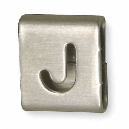Ltr J Tag 0.446 x 0.376 In Sil Sq PK25 by USA Band It Hose Crimpers