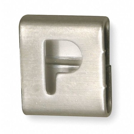 Ltr P Tag 0.446 x 0.376 In Sil Sq PK25 by USA Band It Hose Crimpers
