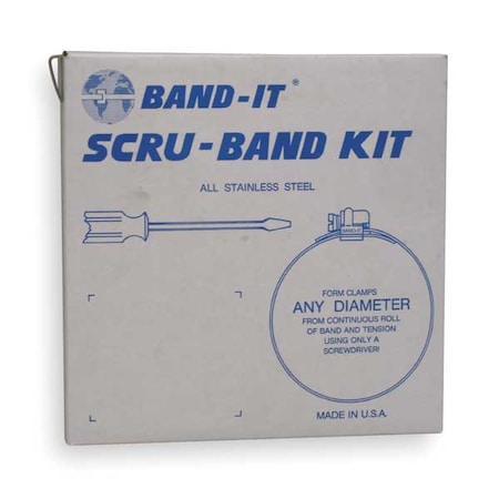 Adjustable Band Kit 80 Ft by USA Band It Pneumatic Hose Clamps