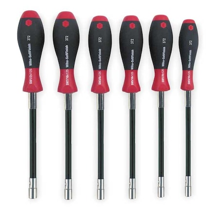 Nut Driver Set 7 Pieces Metric Flexible by USA Wiha Nut Driver Sets
