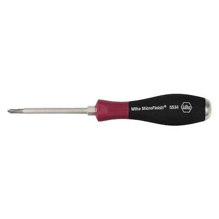 Screwdriver Phillips #2x4In Hex with Hex by USA Wiha Screwdriver Sets