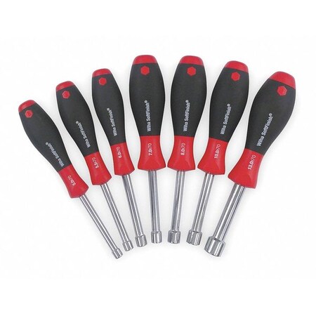 Nut Driver Set Metric Hollow 7 pcs. by USA Wiha Nut Driver Sets