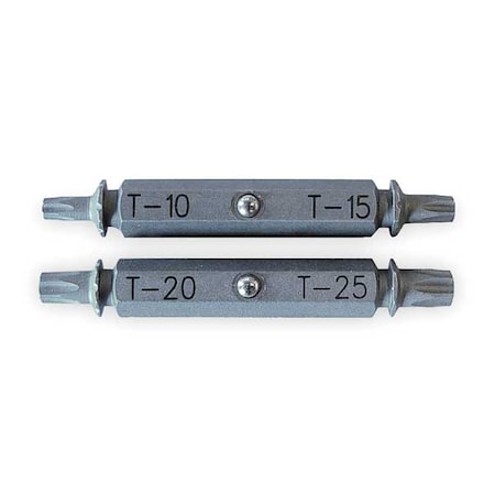 Screwdriver Replacement Bit Set PK2 Type 9BP SL 2B B by USA Megapro Screwdriver Bits