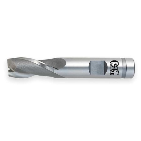 End Mill Cobalt 17/32 2 FL SGL Sq End CC by USA OSG Cobalt End Mills