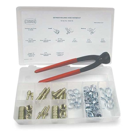 Welding Hose Kit 81 PC by USA Oetiker Specialty Welding Accessories