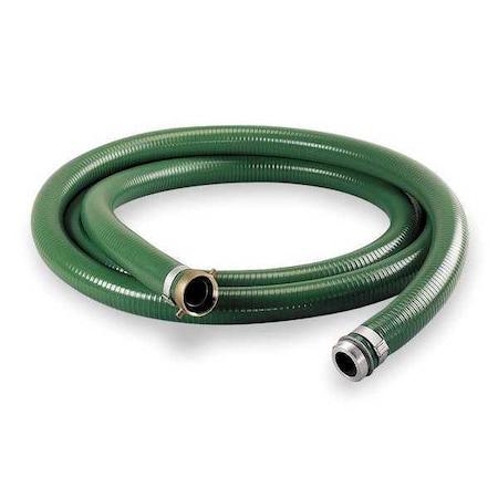 1 1/2" ID x 20 ft PVC Water Suction Hose GN by USA Value Brand Air Compressor Discharge & Suction Hoses