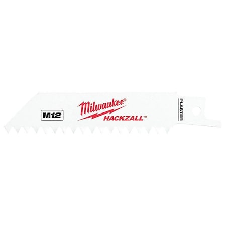 4" L Hackzall(TM) Blade 5 pk. Type 49 00 5461 by USA Milwaukee Reciprocating Power Saw Blades