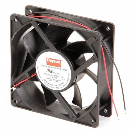 4-11/16" Square Axial Fan 48VDC by Dayton in US