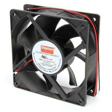 4-11/16" Square Axial Fan 24VDC Model 2RTJ7 by Dayton in US