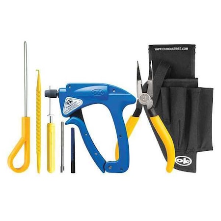 Insulated Wire Wrap Tool Kit 8 Pc by USA OK Industries Wire Strippers Crimpers Cable Slitters