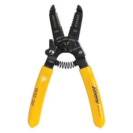 Wire Stripper/Cutter 20 30 AWG 6 3/4 In. by USA Jonard Wire Strippers Crimpers Cable Slitters