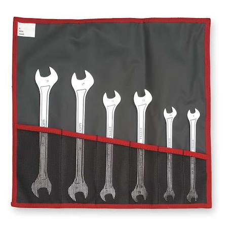 Open End Wrench Set 15 Deg 6 Pc by USA Facom Combination Wrench Sets